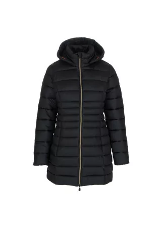 womens down jacket save the duck reese black