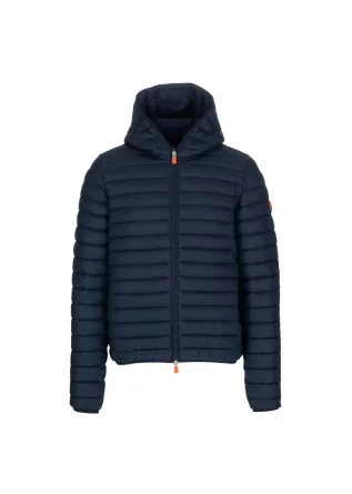 mens down jacket save the duck donald blue