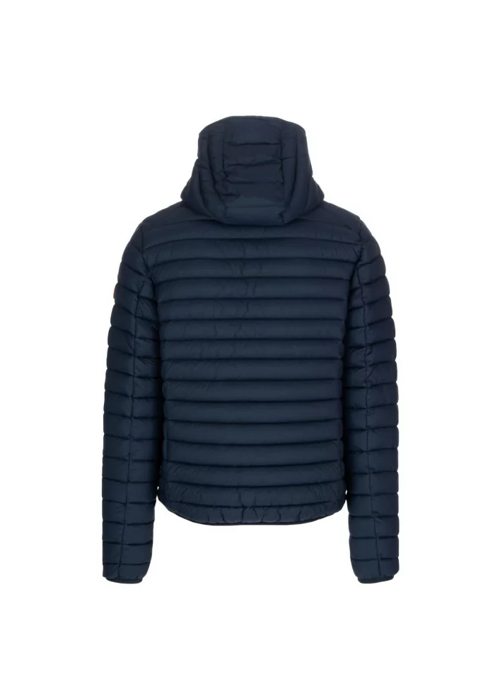 mens down jacket save the duck donald blue
