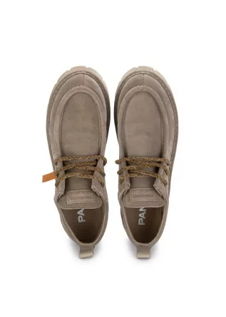 PANCHIC | FLAT SHOES SUEDE TAUPE GREY