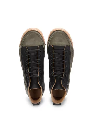 BNG REAL SHOES | SNEAKERS LA PIGNA HIGH NERO VERDE
