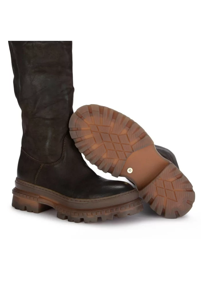 womens boots pawelks leather dark brown