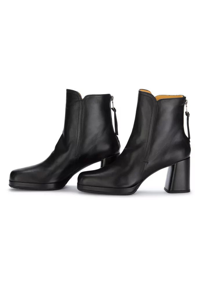 heel ankle boots mara bini alma seta leather black