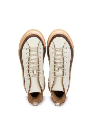 BNG REAL SHOES | SNEAKERS LA DINAMICA CREAM WHITE BROWN