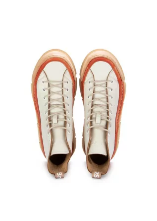 BNG REAL SHOES | SNEAKER LA DINAMICA CREMEWEISS ORANGE