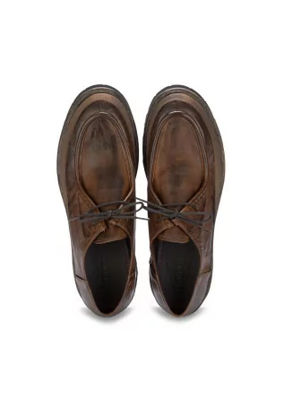 PAWELK'S | LACE-UP SHOES BUFALO LEATHER BROWN