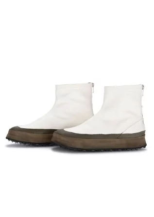 SHOTO | ANKLE BOOTS SNOW FIX LEATHER WHITE GREEN