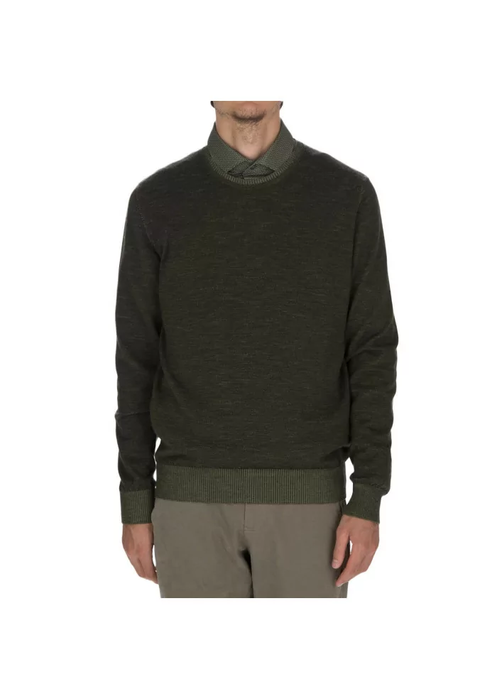 maglione uomo jurta girocollo lana verde