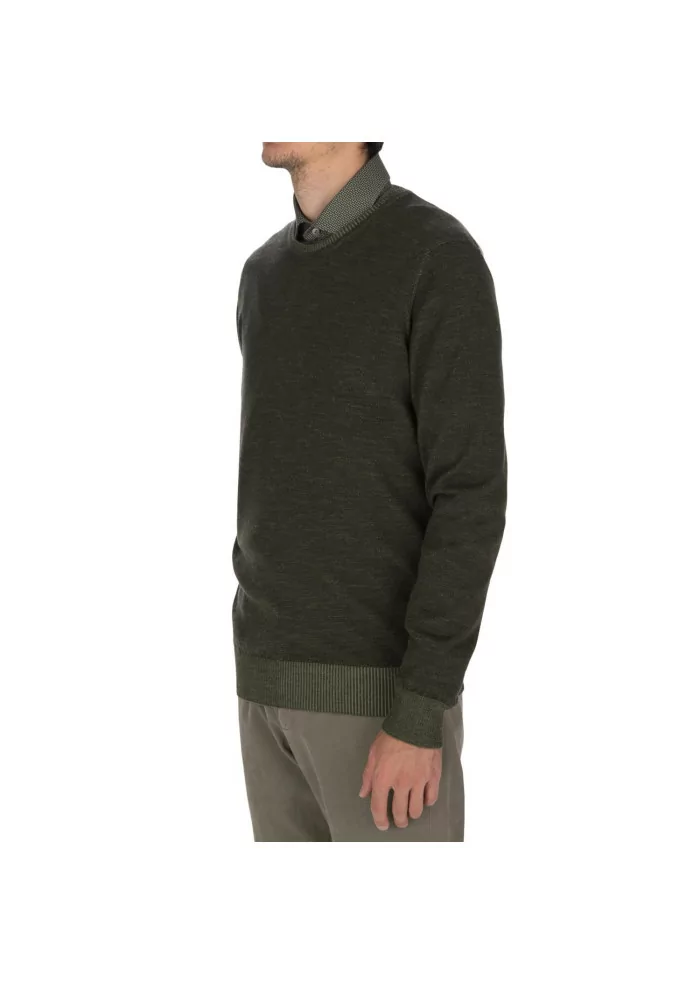 maglione uomo jurta girocollo lana verde