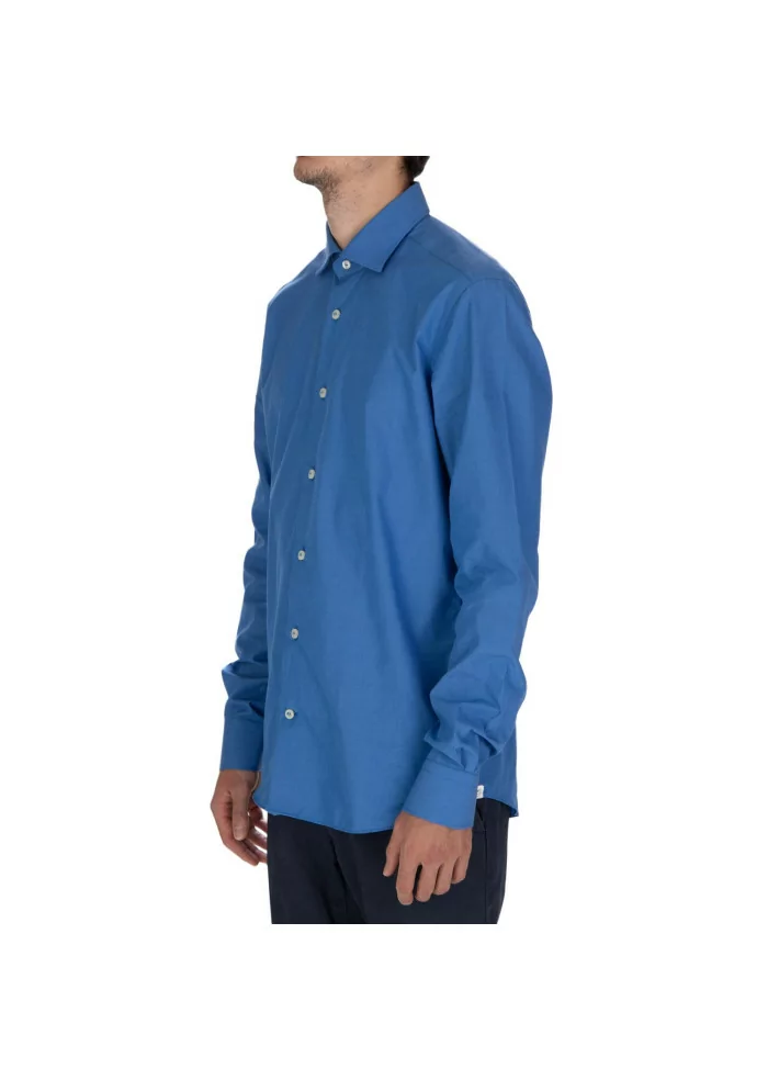 mens shirt mastricamiciai luca blue