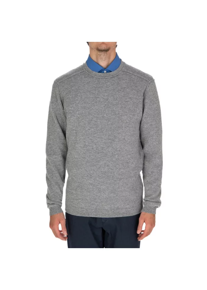 mens sweater wool and co wool viscose grey