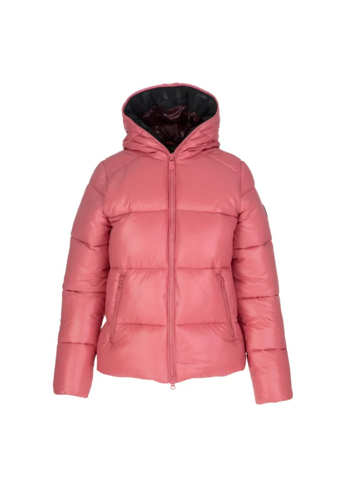 womens puffer jacket save the duck luck lois pink
