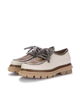 womens creeper shoes caterina c ivory brown