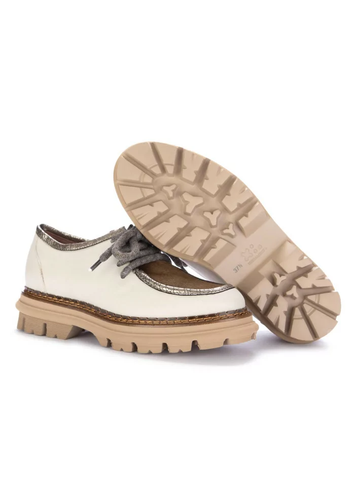 womens creeper shoes caterina c ivory brown