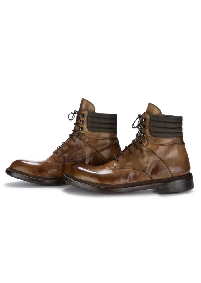 mens lace up boots lemargo corteccia brown
