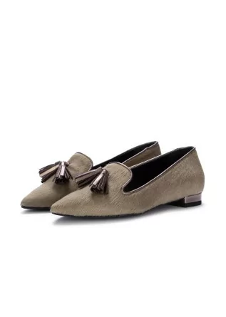 womens flat shoes positano in love luisa taupe