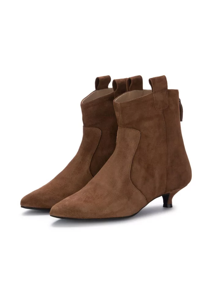 womens ankle boots positano in love finn brown