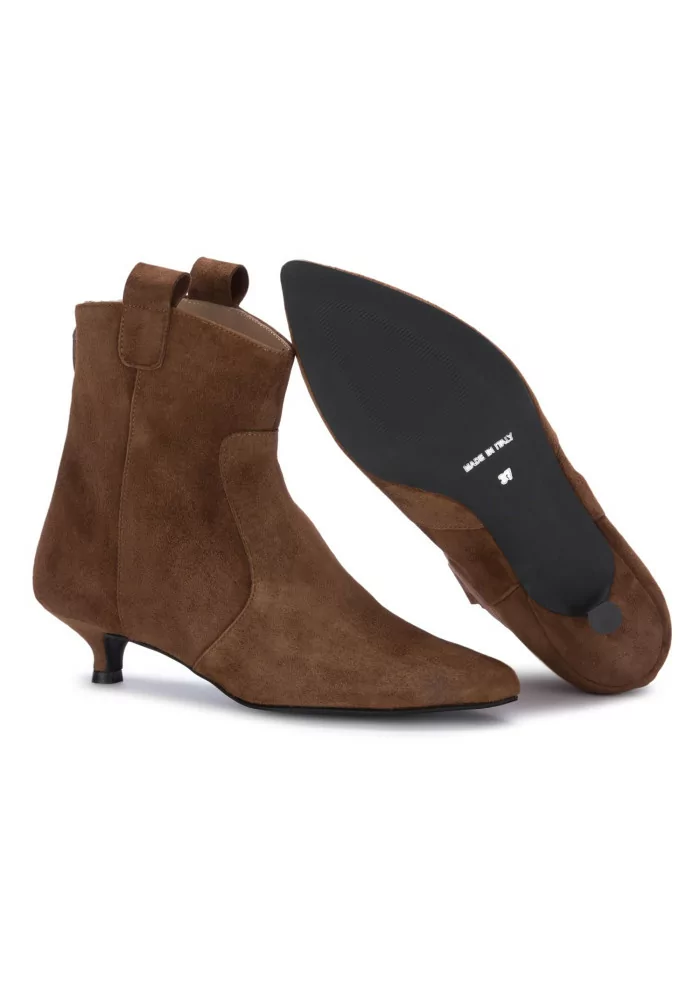 womens ankle boots positano in love finn brown