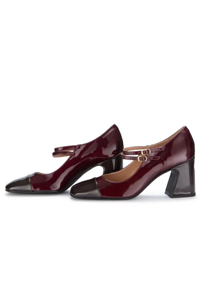womens heel shoes il borgo firenze bordeaux brown