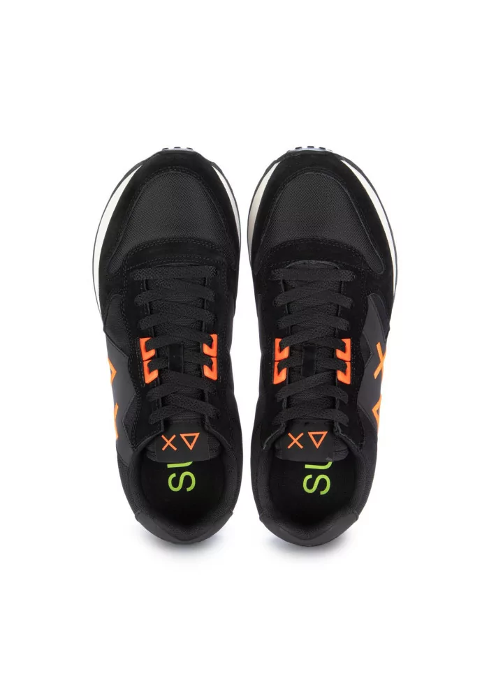 mens sneakers sun68 jaki fluo black orange