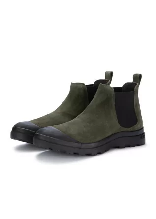 mens chelsea boots manovia52 green black