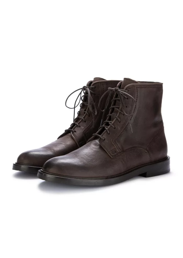 mens lace up ankle boots manovia52 kajo brown