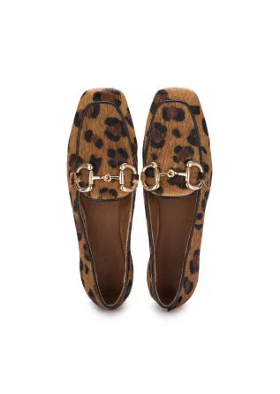 HADEL | LOAFERS PONY HAIR LEOPARD