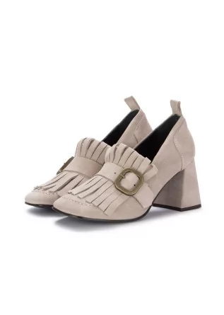womens heel shoes napoleoni velour beige