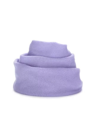 scarf riviera cashmere stockinette stitch lilac