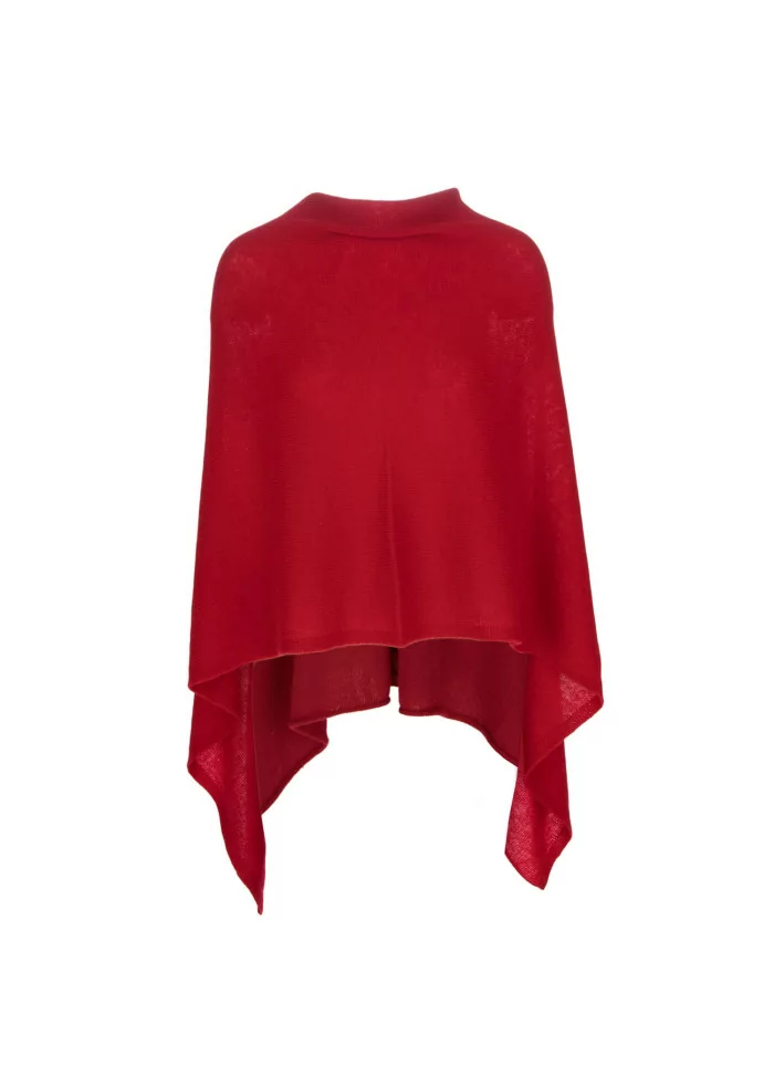 womens cape riviera cashmere stockinette red
