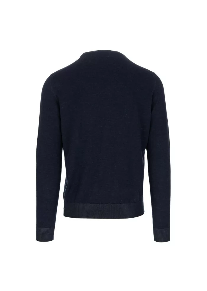 mens sweater jurta crewneck fine dark blue