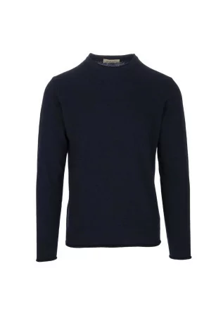 mens sweater wool and co crewneck dark blue