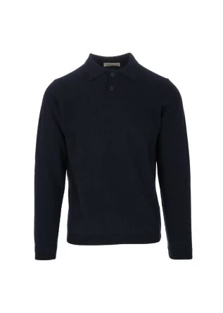 mens sweater wool and co polo navy blue