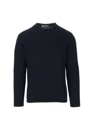mens sweater wool and co crewneck navy blue