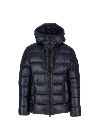 mens puffer jacket save the duck maxime blue