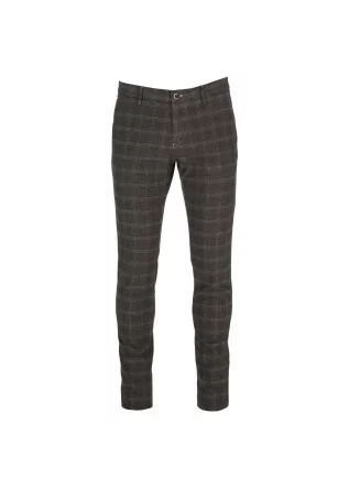 mens trousers masons milanostyle brown checked