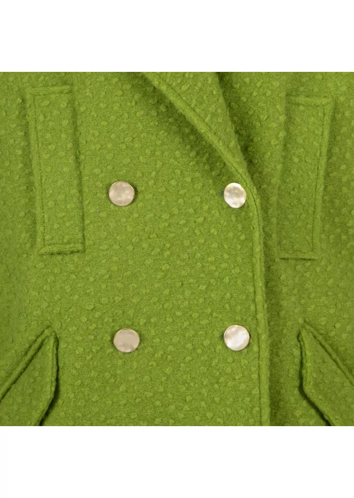womens coat sincere paris casentino caban green