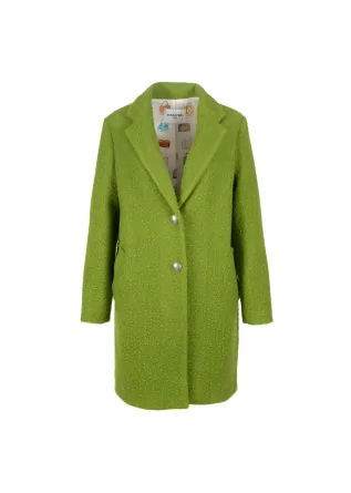 cappotto donna sincere paris monopetto  casentino verde