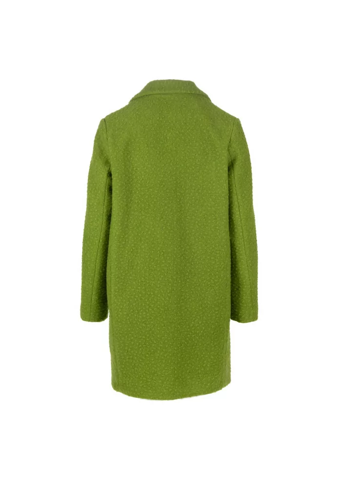 womens coat sincere paris single breasted casentino green