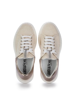 ANDIA FORA | SNEAKERS ZOE CUT DUDLEY CREME
