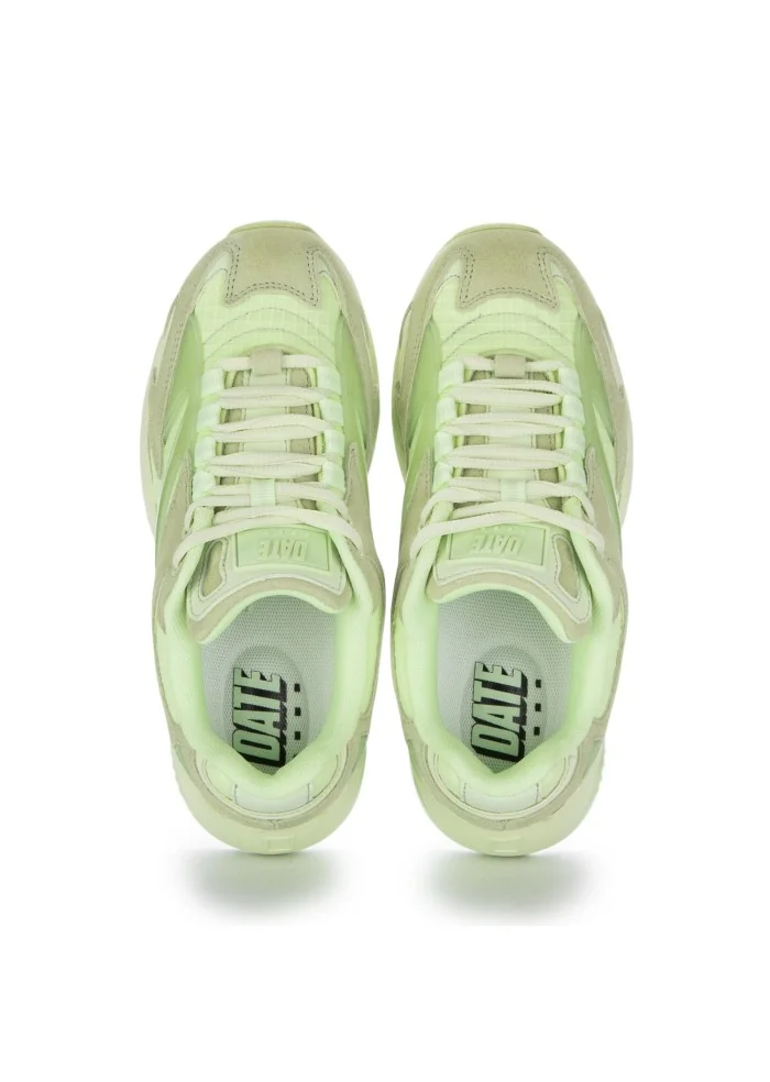 womens sneakers date sn23 lime green