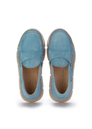 BNG REAL SHOES | LOAFER LA PENNY HIGH HELLBLAU