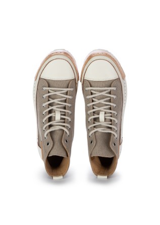 BNG REAL SHOES | SNEAKERS LA COCCO HIGH DOVE GREY CREAM
