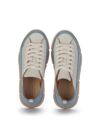 BNG REAL SHOES | SNEAKERS LA DINAMICA WHITE LIGHT BLUE