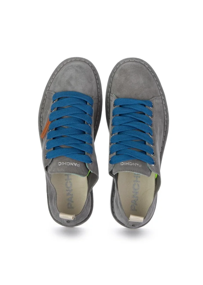 sneakers uomo panchic camoscio grigio blu