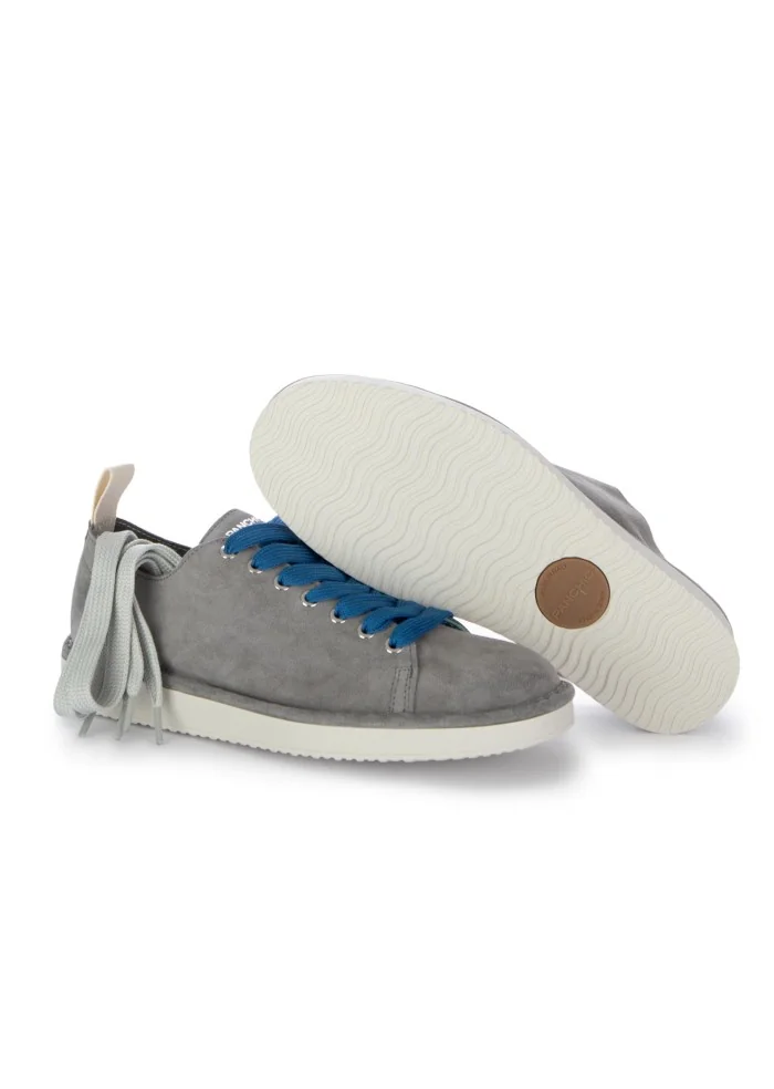 mens sneakers panchic suede grey blue