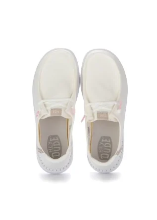 HEY DUDE | FLAT SHOES WENDY RISE WHITE