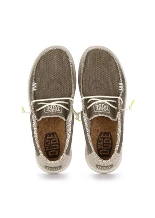 HEY DUDE | FLAT SHOES WALLY BRAIDED BROWN