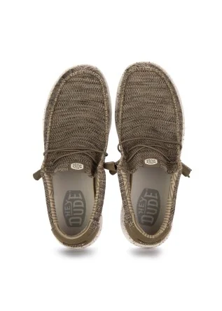 HEY DUDE | FLAT SHOES WALLY SOX BROWN