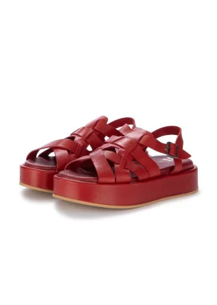 womens sandals platform moma arizona raw red